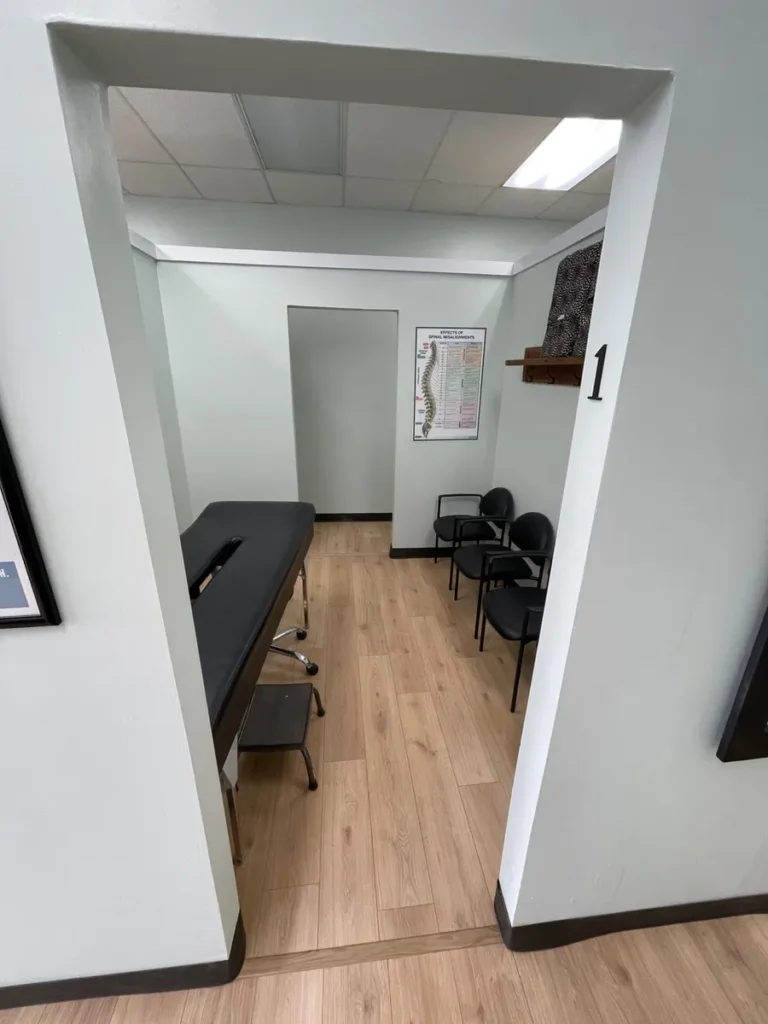 Adjusting Room In Third Coast Chiropractic Where Dr. Brad Adjust