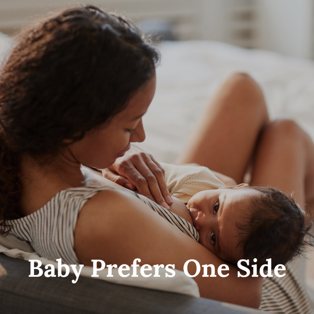 Baby Prefers One Side