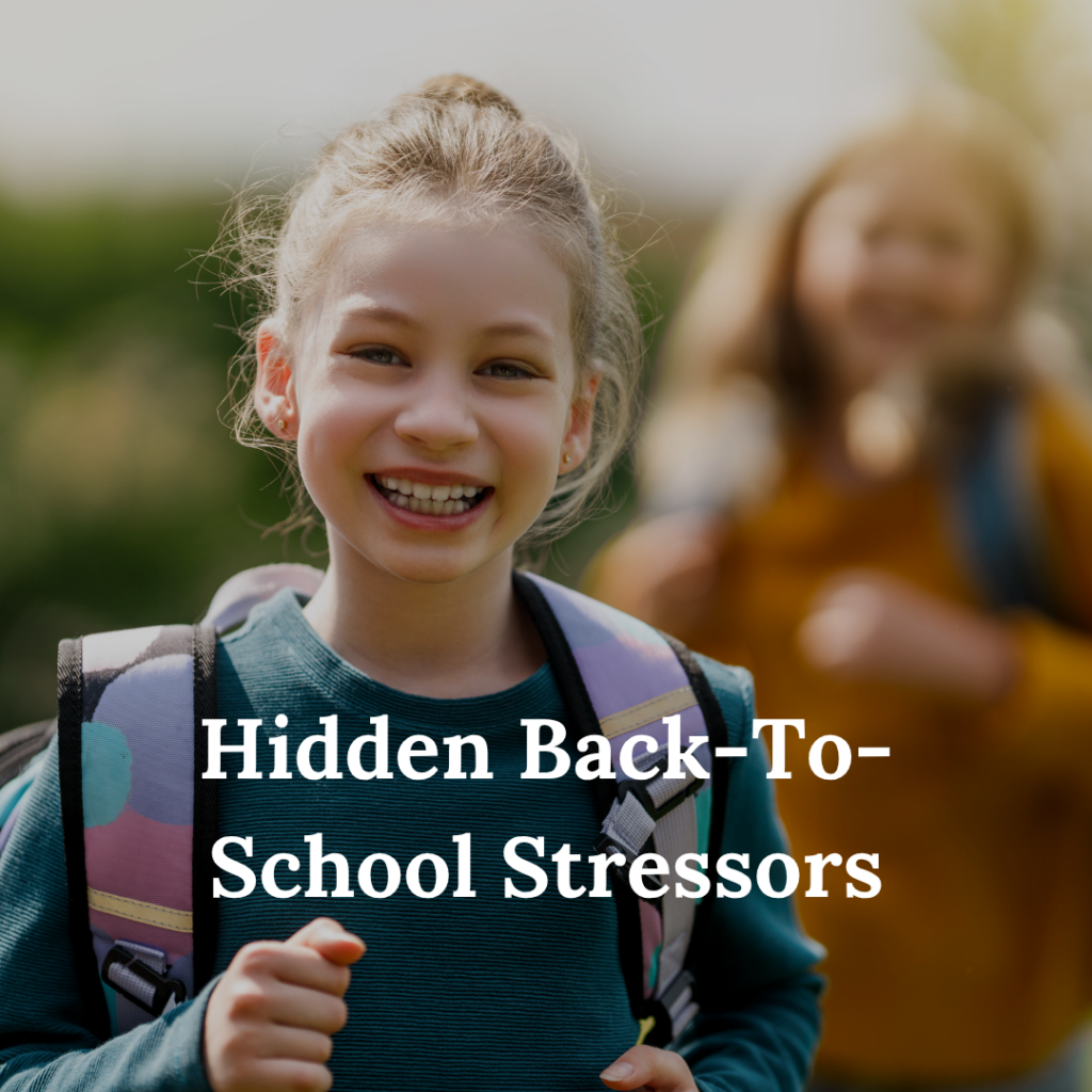 Hidden back to school stressors