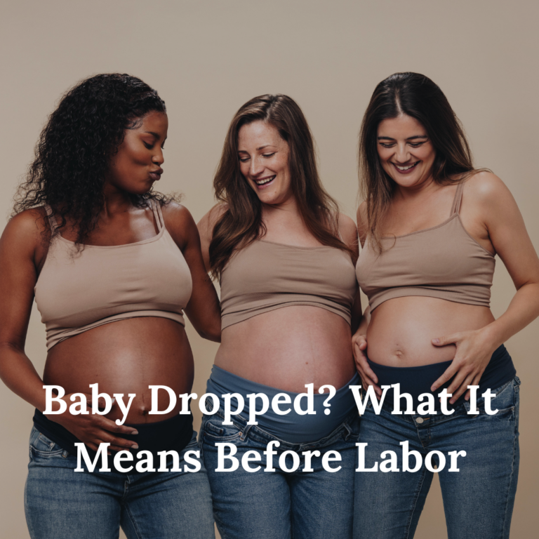 Baby Dropped What It Means Before Labor