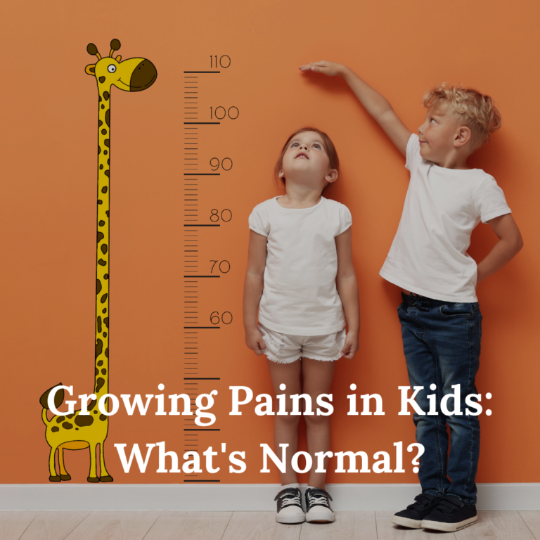 Growing Pains in Kids What's Normal